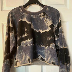 JoyLab French Terry Acid Wash Pullover Sweatshirt